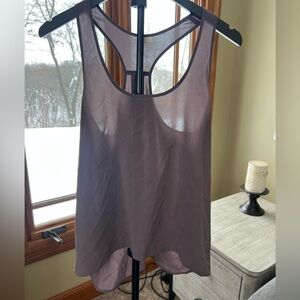 Frenchi Lavender Sheer Tank Top